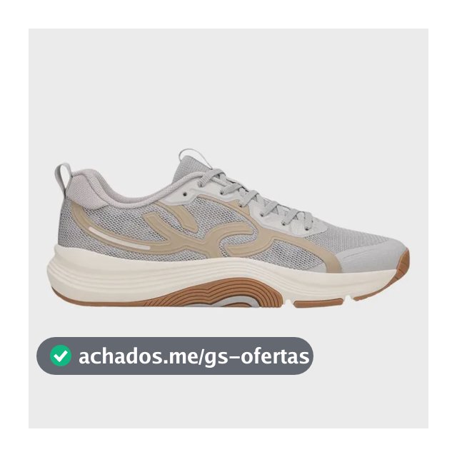 Tênis Olympikus Treino Cinza Liso 34 Br