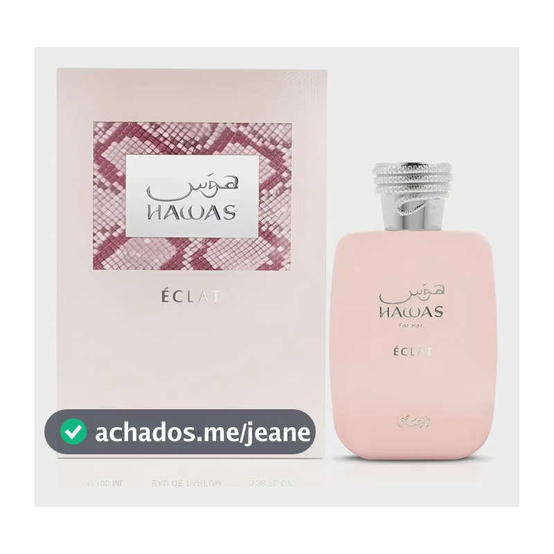 Perfume Hawas For Her Eclat Rasasi 100 Ml Feminino