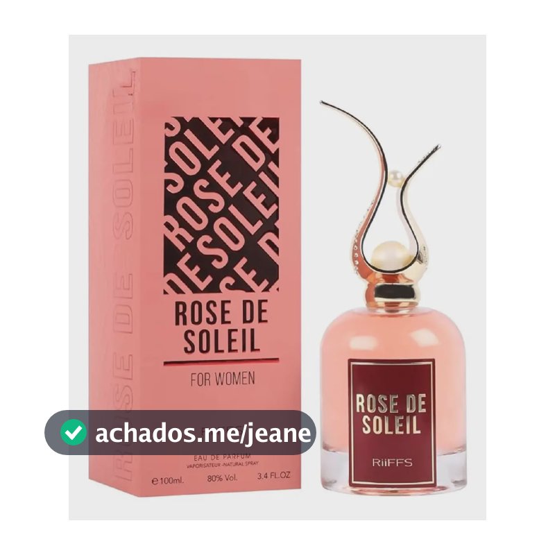 Perfume Riiffs Rose De Soleil 100ml Eau De Parfum Feminino