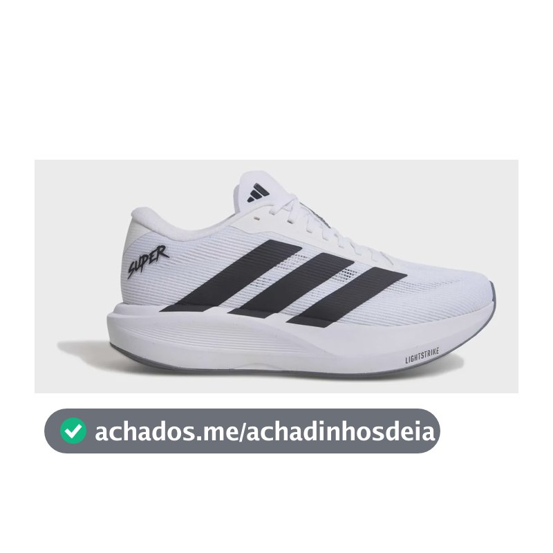 Tênis Masculino Super adidas Branco Lisa 40 Br