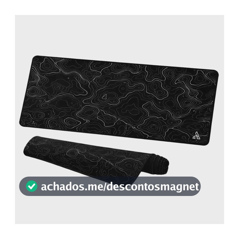 Mouse Pad Gamer Extended Cm02 900x400 Preto Abstrato - Atwe Eletrônicos