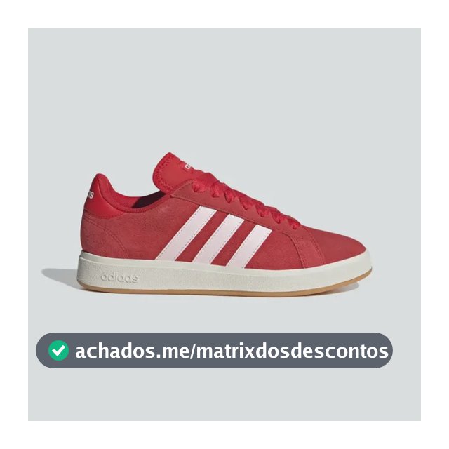 Tênis Feminino Grand Court Base 00s adidas Betsca/clpink/owhite Liso 37 Br