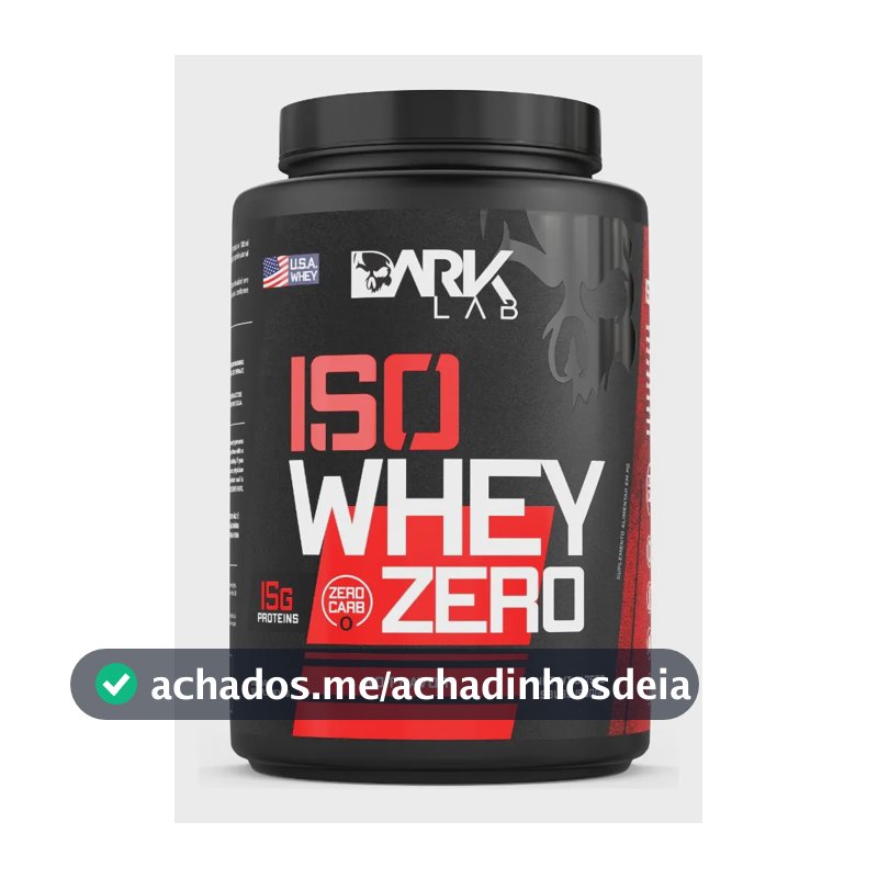 Whey Isolado Zero Carb 900g Natural - Dark Lab (Low Carb)