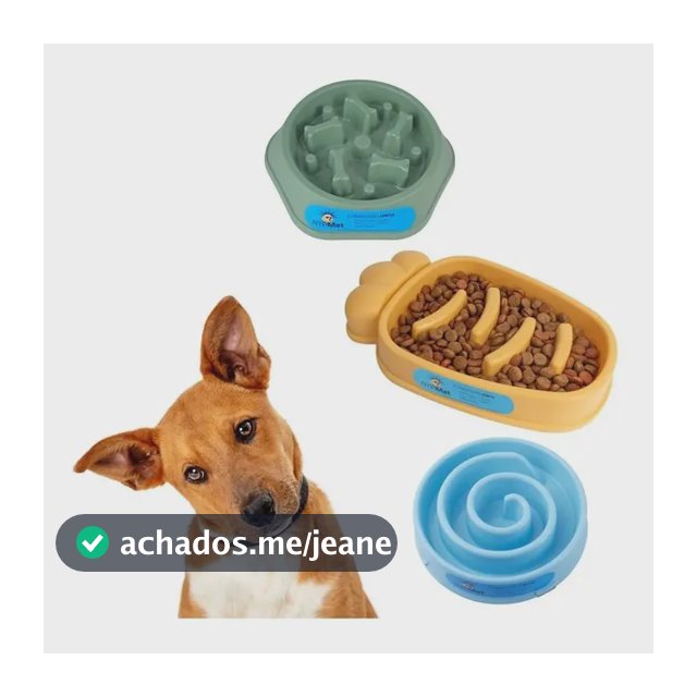 Comedouro Lento Nyp Educativo Interativo Adestramento Cães Cor Cenoura Laranja