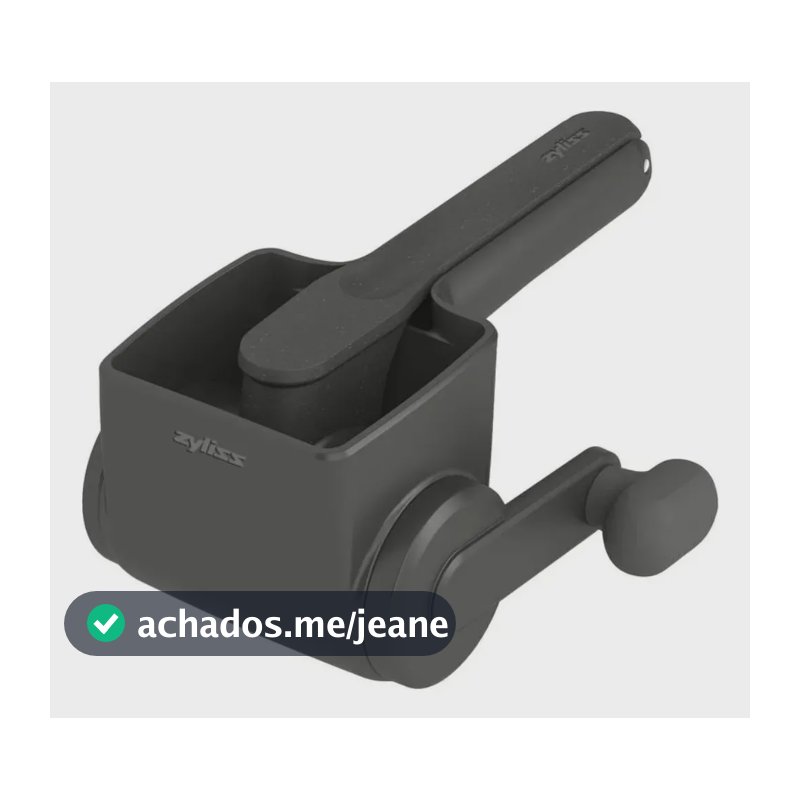 Ralador manual de queijo zyliss professional preto para frutas secas e chocolate