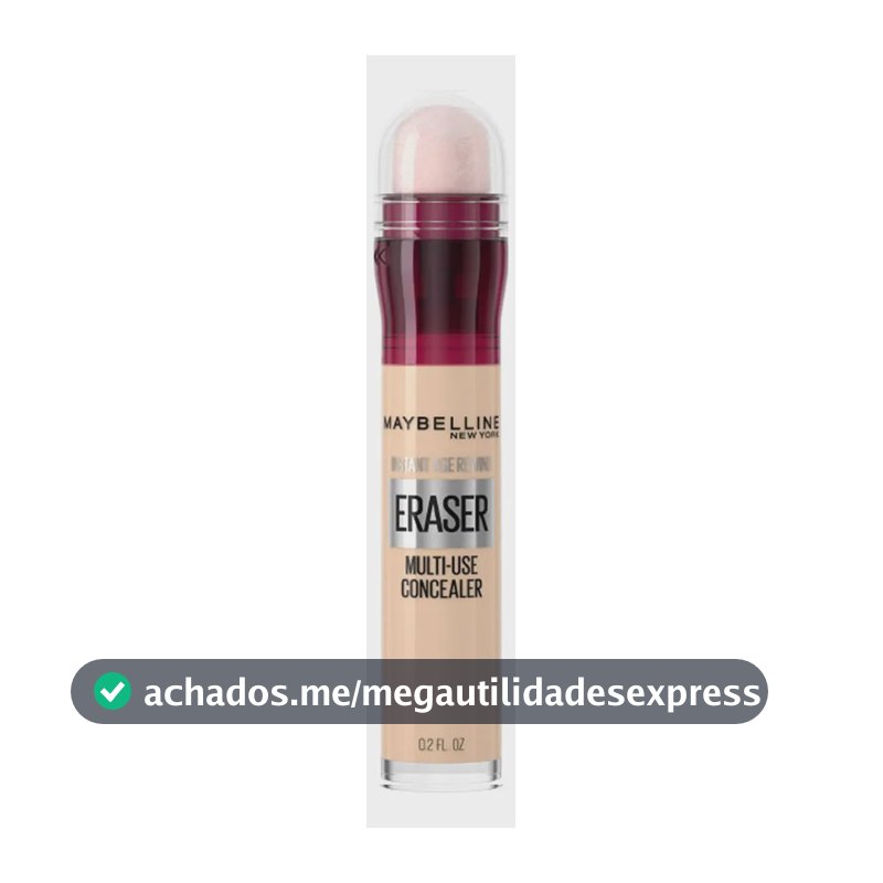 Corretivo Líquido, Multiuso que Corrige Olheiras e Linhas Finas, Contorna e Ilumina, Alta Cobertura e Fórmula Vegana, Cor 100 Ivory Instant Age Rewind Maybelline NY 6ml