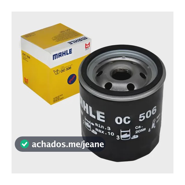 Filtro De Óleo Do Motor Del Rey 1.6 8v Cht Mahle Original