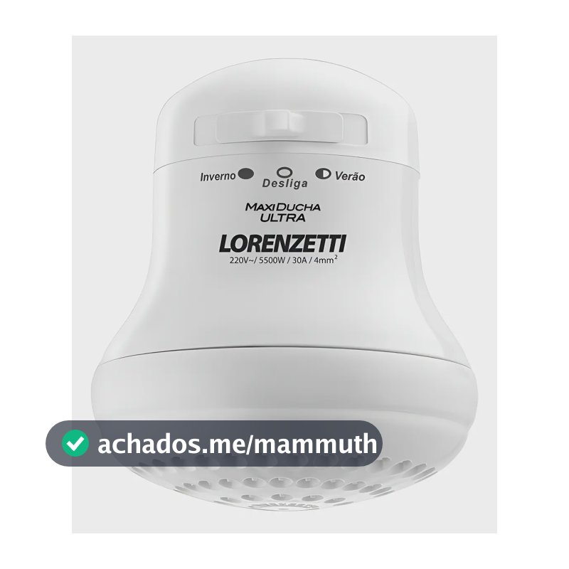Lorenzetti Maxi Ducha Ultra Branco 5500w