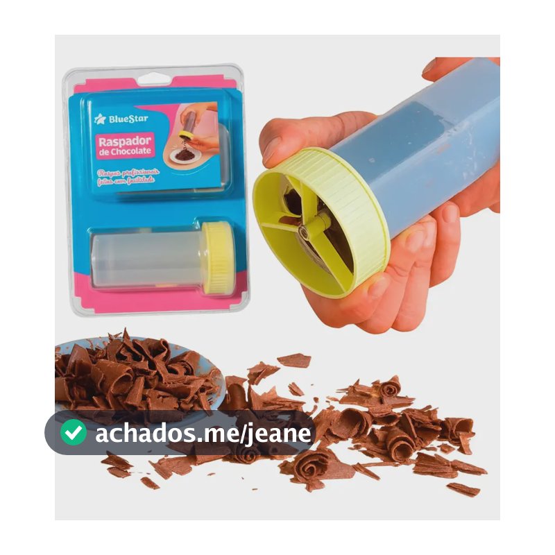 Raspador De Chocolate Confeitaria Profissional Raspas Artesa