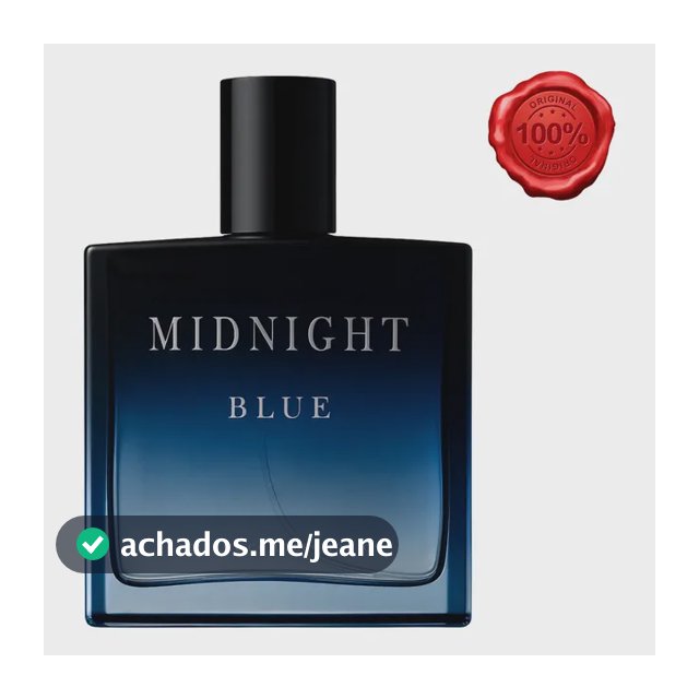 Perfume Masculino Midnight Blue Alta Fixação Fero Blue 100ml