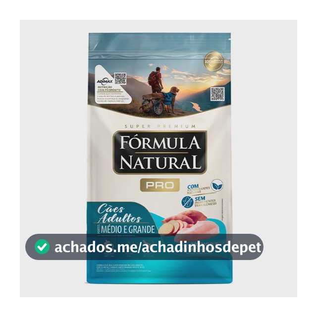 Fórmula Natural Pro Cão Adulto Médio e Grande 15kg