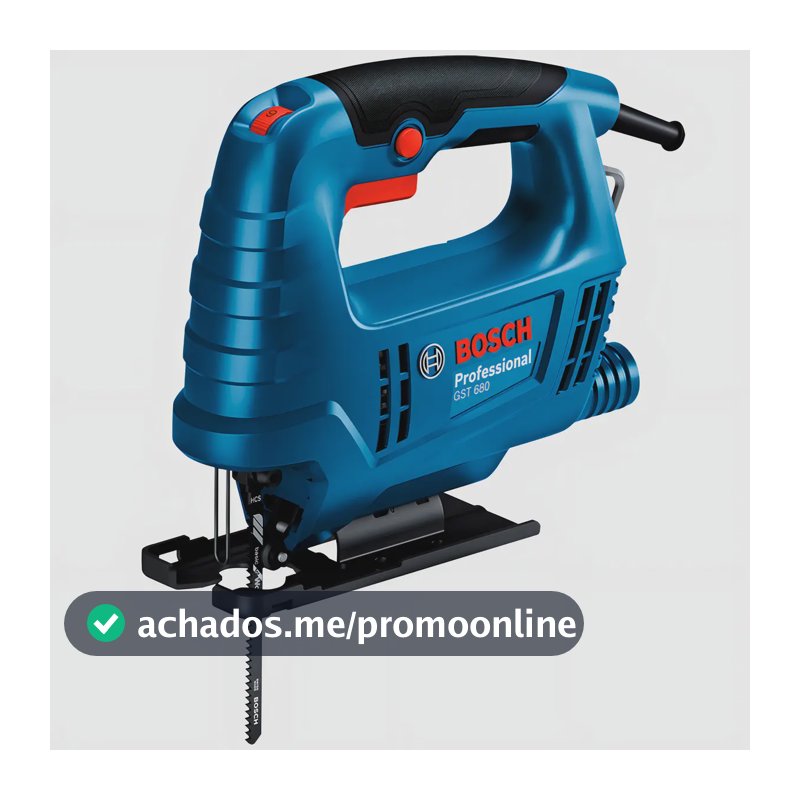 Serra Tico Tico Profissional Gst 680 500w Bosch Com Lâmina Protetora