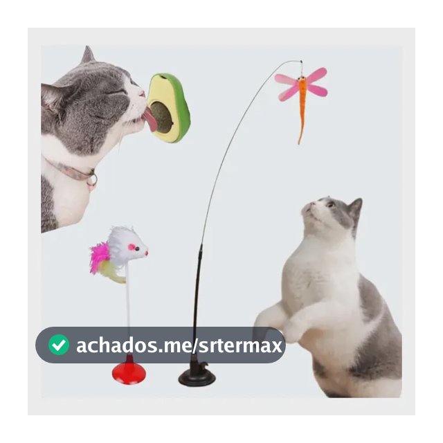Kit 3 Brinquedo Gato Varinha Com Ventosa Fixa Chao Catnip Vara Com Bichinho