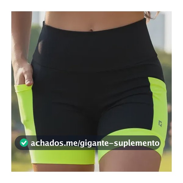 Shorts Feminino Para Corrida Com Bolsos Sem Transparência
