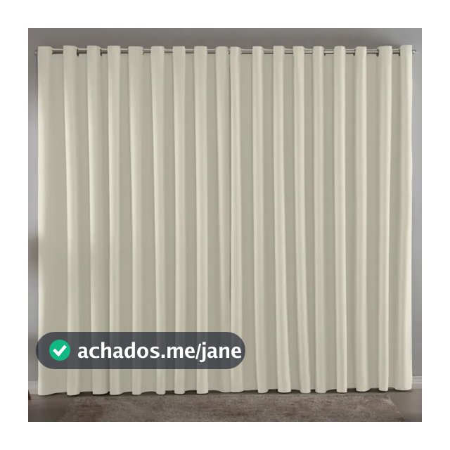 Cortina Blackout 3x2,5 Escurece Retém O Calor 100%