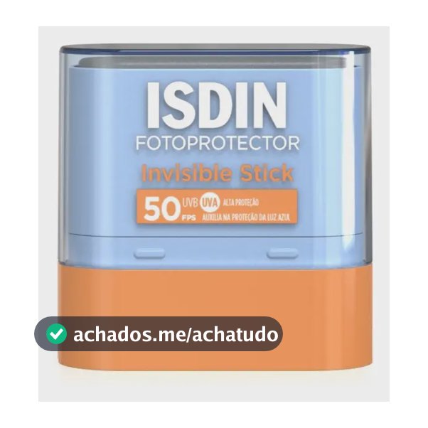ISDIN Protetor Solar Facial em bastão Invisible Stick FPS 50 - 10g