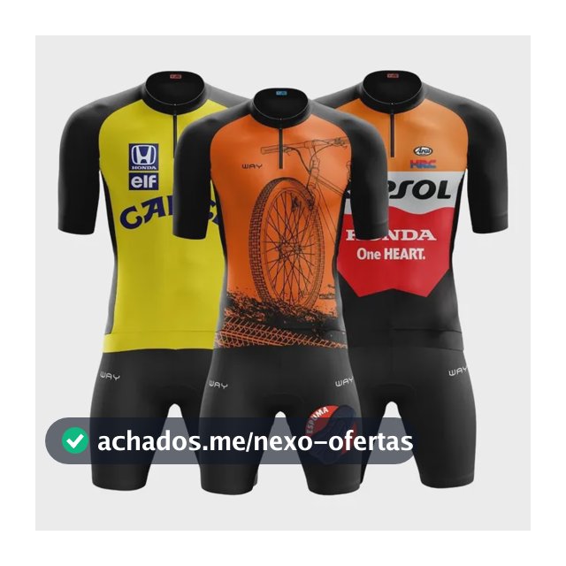Conjunto Ciclismo Masculino Camisa Pro Uv Short Espuma Mtb