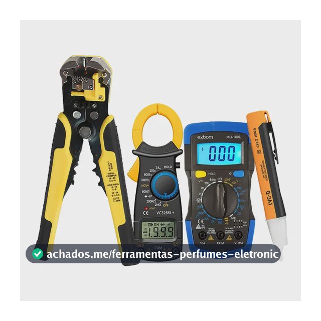 Multimetro Digital Amperimetro Desencapador + Caneta Tensão