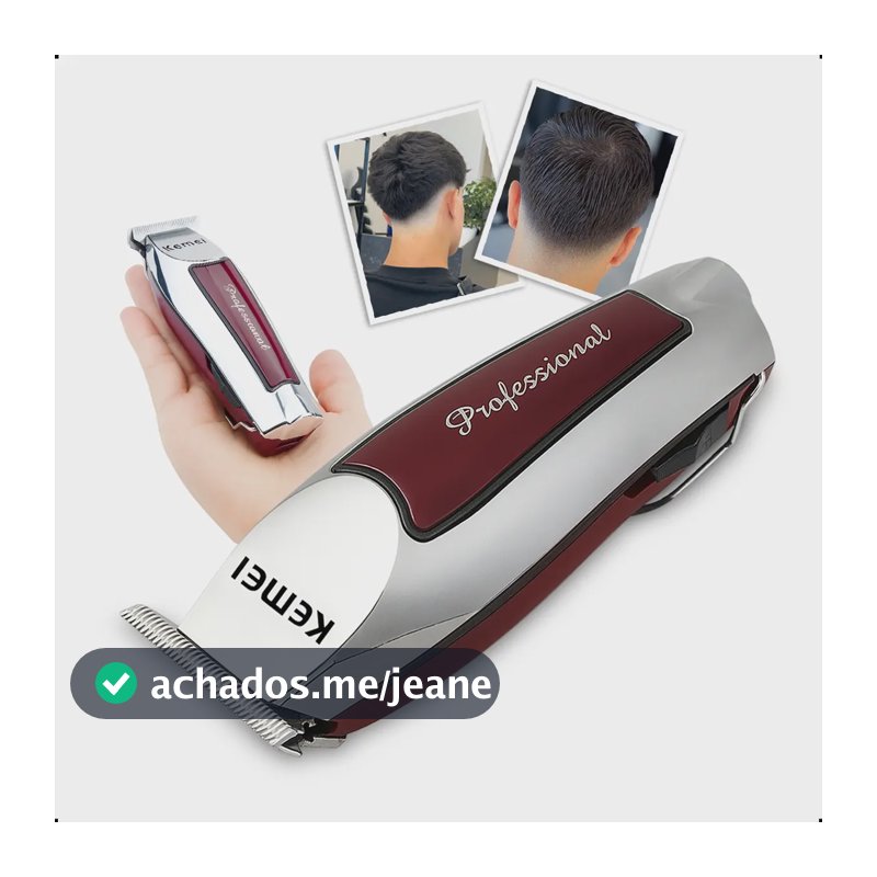 Máquina Maquininha De Acabamento Pezinho Sem Fio Original Cinza-escuro 127/220v