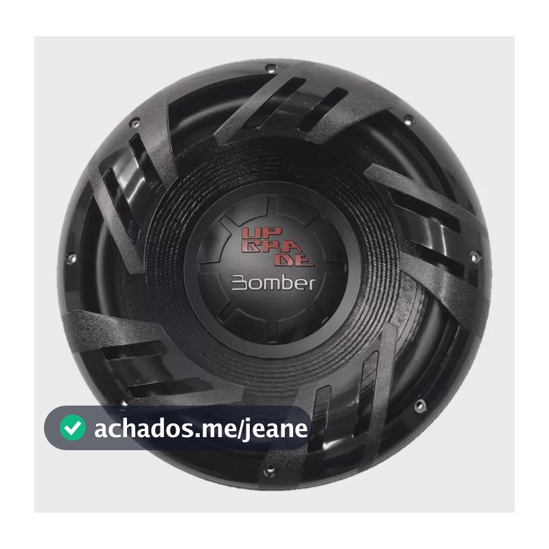 Subwoofer 12 Pol Bomber Upgrade 400w Rms 4 Ohms Preto