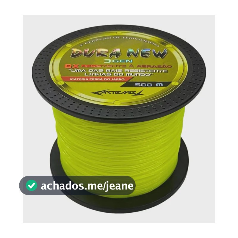 Linha de pesca Artemis Dura New amarelo
