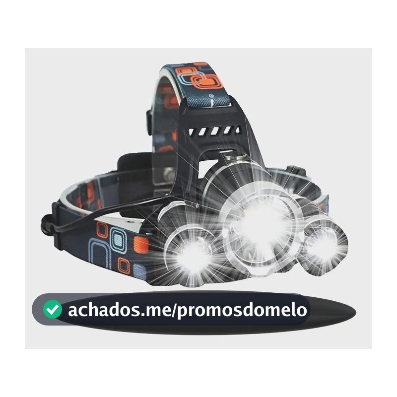 Lanterna de Cabeça Recarregável HYTALUX HY093 LED 2000lm Zoom 300m