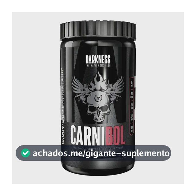 Carnibol Blueberry 900g - Darkness Proteina Isolada Da Carne Blueberry