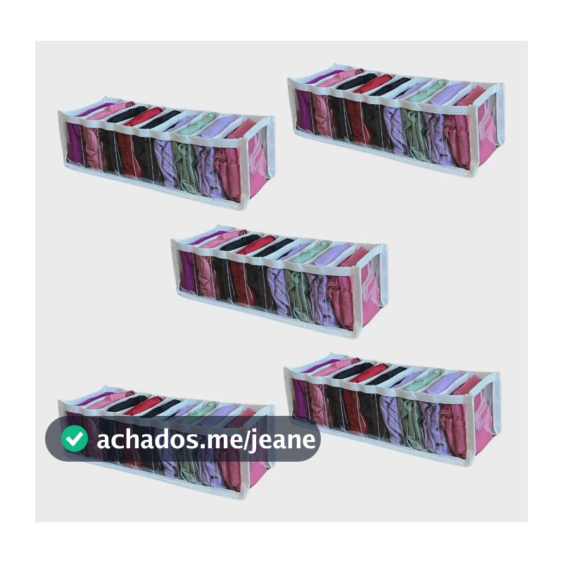 5 Colmeia Organizadora Para Gavetas Organizador de Calcinhas Porta Meia P Guarda Roupas Bebe Kit STOBAZA