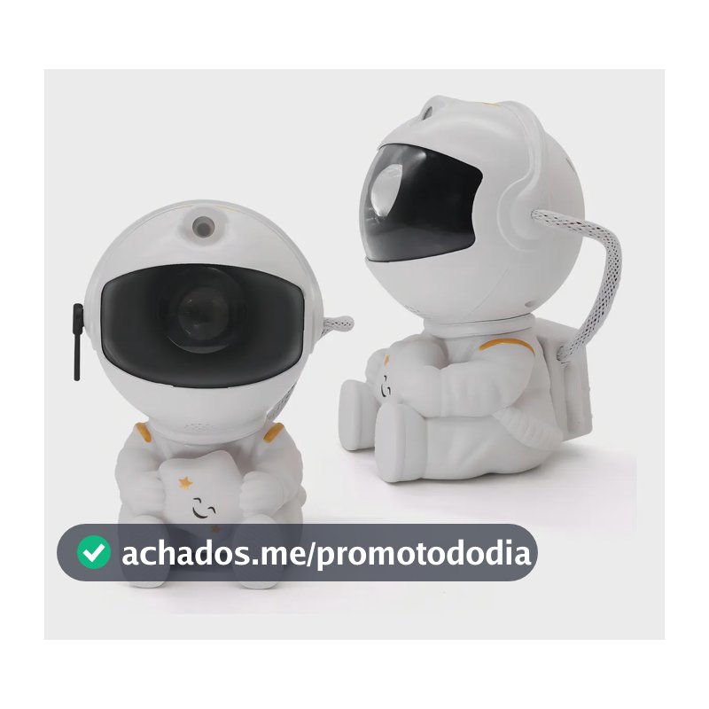 Astronauta de Galáxia e Estrelas LED Com Controle Remoto USB