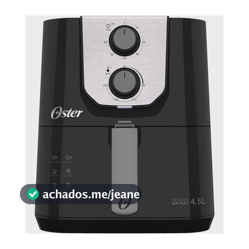 Fritadeira Black Perform 4,5L Oster OFRT510