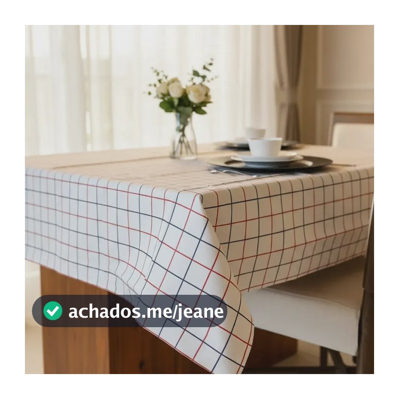 Toalha De Mesa Impermeável Termotex 140x220cm - Uzoo