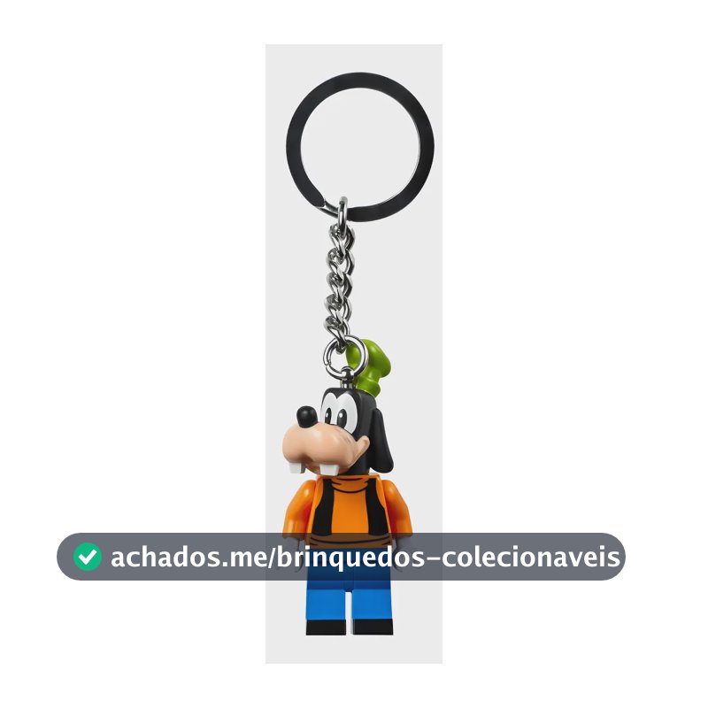 Chaveiro Lego Disney 854196 Pateta Goofy Pateta
