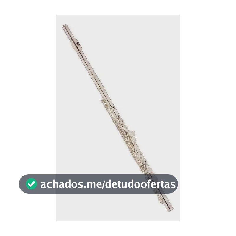 Flauta Transversal Eagle prata Fl03s C/ Estojo Luxo