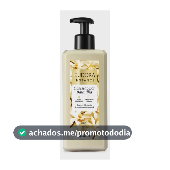 Creme Hidratante Corporal Obsessão Por Baunilha 400ml Obsessão Por Baunilha