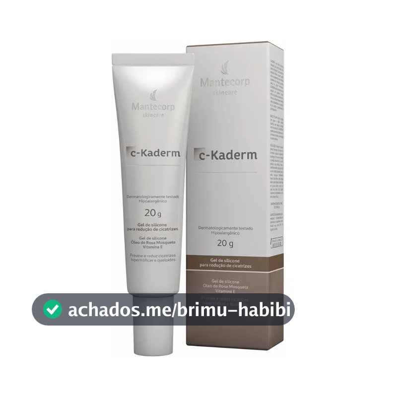 Mantecorp c-Kaderm gel de silicone para redução de cicatrizes 20 g
