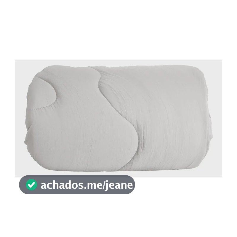Lyor 222362 Saphira Edredom King Toque 300 Fios Branco Macio
