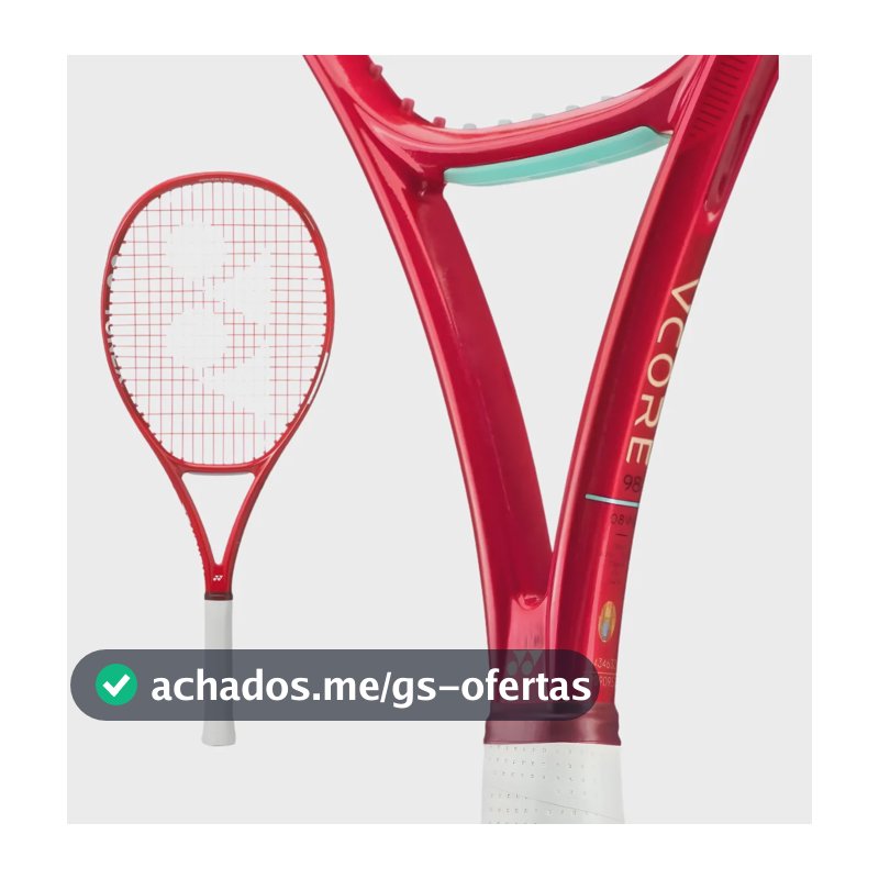 Raquete De Tenis Yonex Vcore 98 2026 305gr Ruby Red Vermelho L3