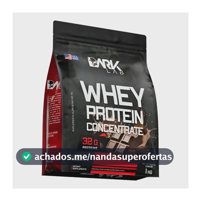 Whey Protein Concentrado 1kg Chocolate Dark Lab Chocolate