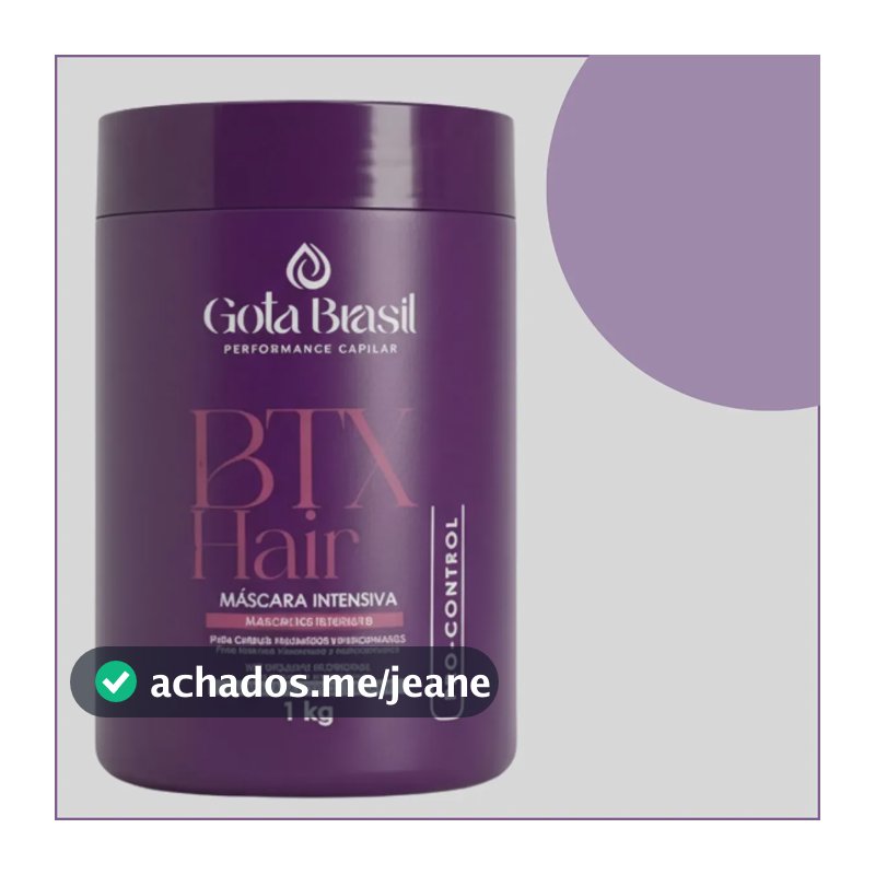 Btx Capilar Organico Liso Perfeito 1kg C Manteiga De Karite