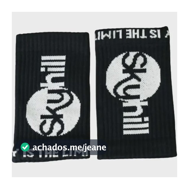 Munhequeira Skyhill Canelada Esportiva Crossfit Suor Premium Preto Único