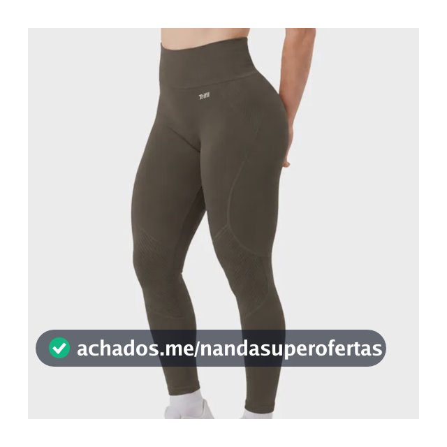 Legging Trifil Original Feminina Texturizada Sem Costura Castanho Legging Academia Fitness M