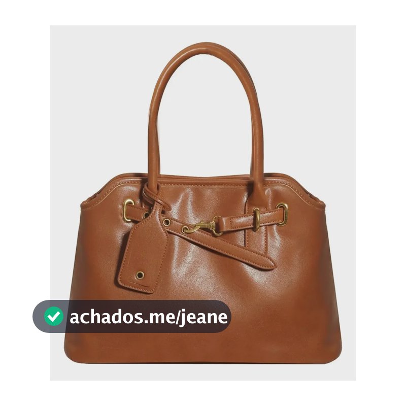 Bolsa Feminina Média Vintage Couro Baú Desenho Do Tecido Mão Marrom