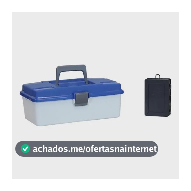 Maleta Multiúso Pesca Brasil PB Box 001 com Estojo para Pesca
