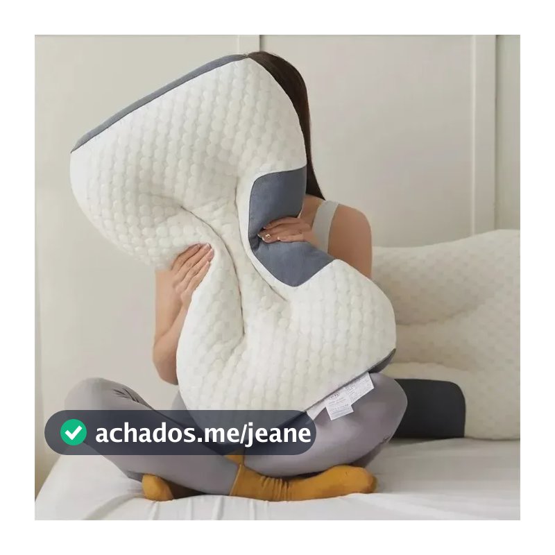 Alvoo Travesseiros Cervical Ortopédico Alivia Dor Premium A Branco