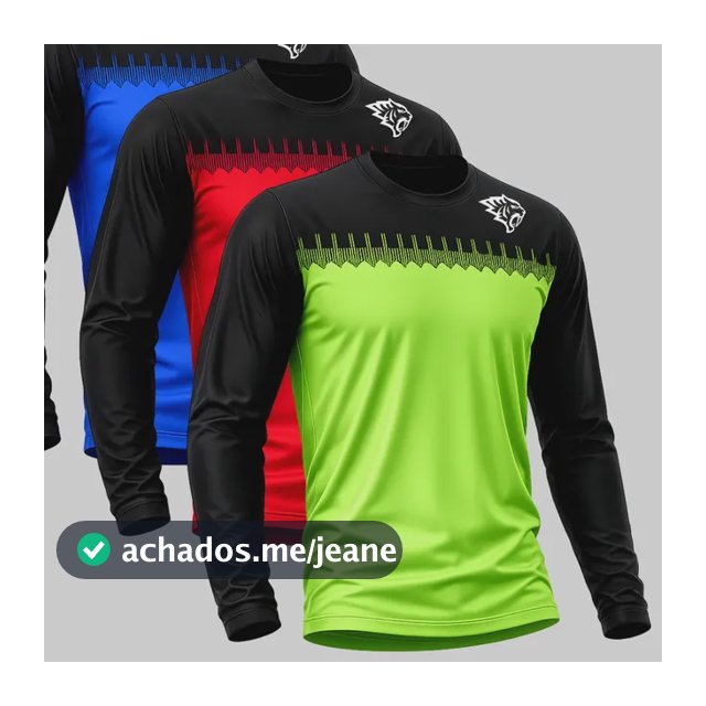 Kit 3 Camiseta Dry Fit Manga Longa Proteção Segunda Pele Kit 2 G