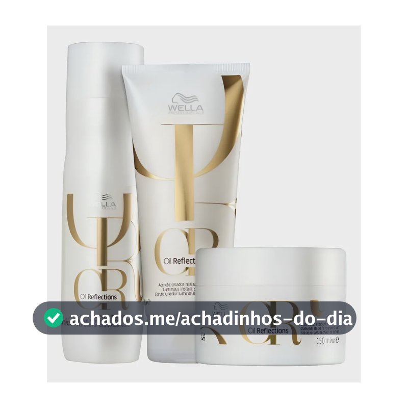 Kit Wella Professionals Oil Reflections  (3 Produtos)