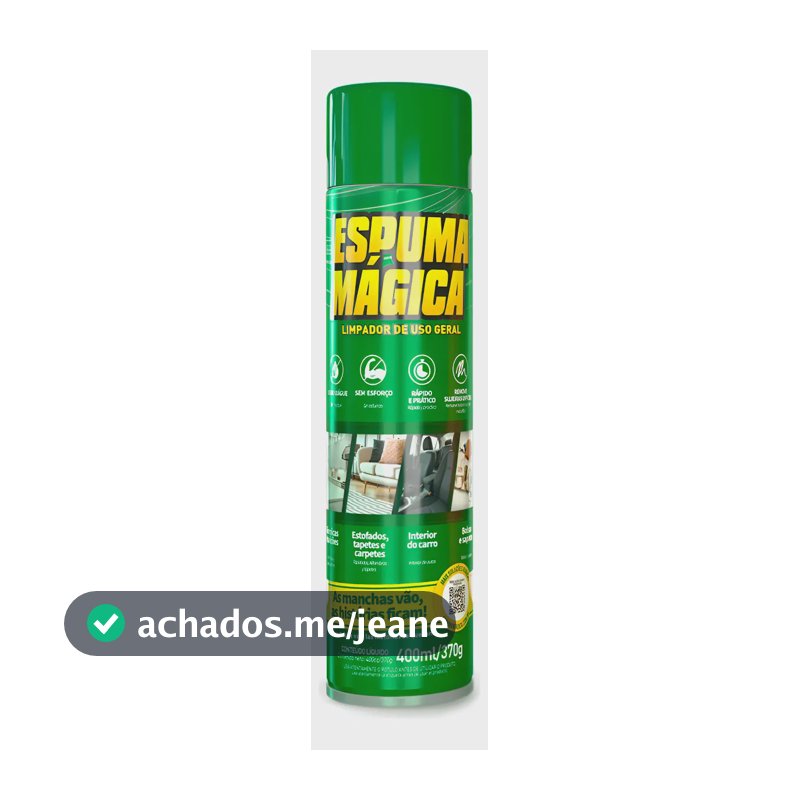 Espuma Mágica Limpador À Seco Proauto 400ml Uso Geral Branco
