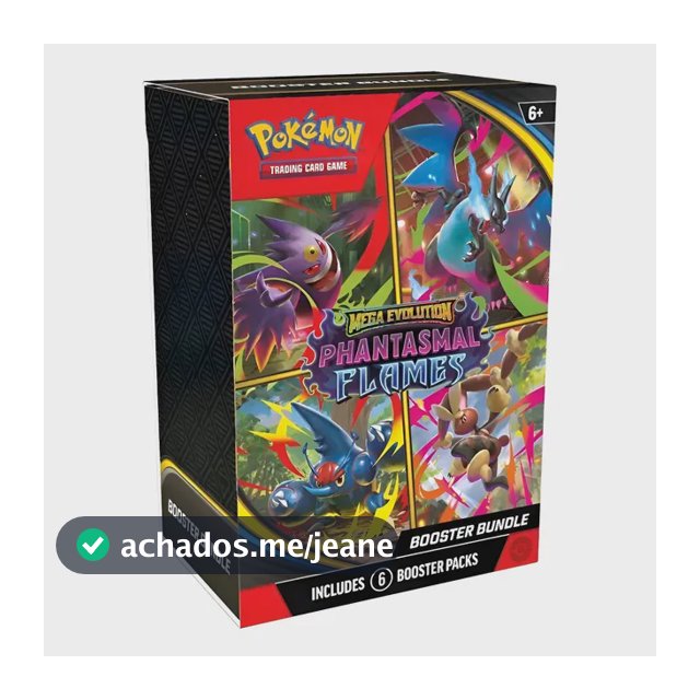 Cartas Colecionáveis Mega Evolution Phantasmal Pokémon Phantasmal Flames Inglês