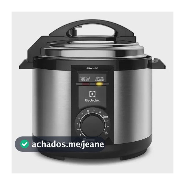 Panela Elétrica De Pressão Pce20 Inox 5 Litros Electrolux Frequência 60 Hz Cor Inox e Preto