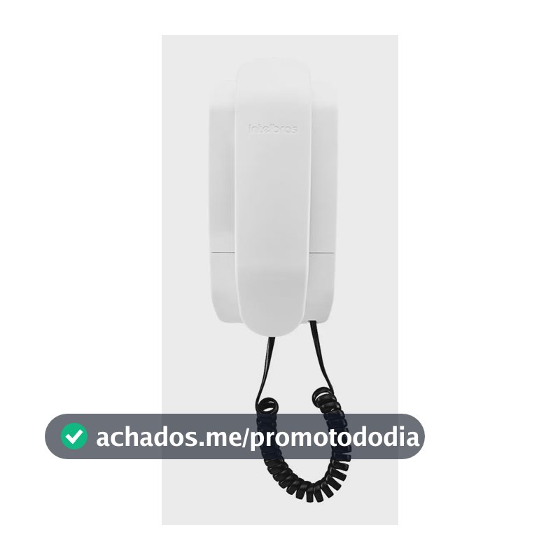 Extensão De Áudio Intelbras 1010 Ea Para Vídeo Porteiro Cor Branco